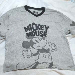 Disney Mickey Mouse Gray Short Sleeve Tee